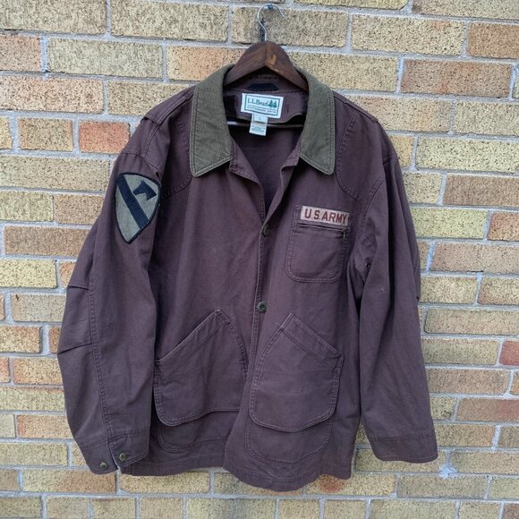 Vintage 1994 L.L. Bean Embroidered U.S Army Jacket XXL - Picture 8 of 9